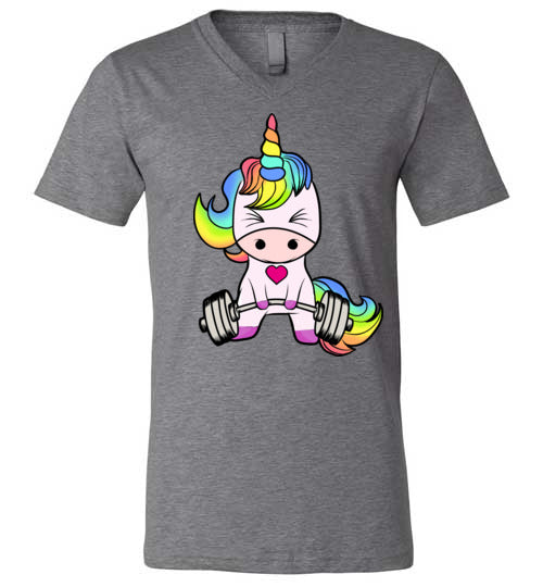 Unicorn Weightlifting Gym V-Neck