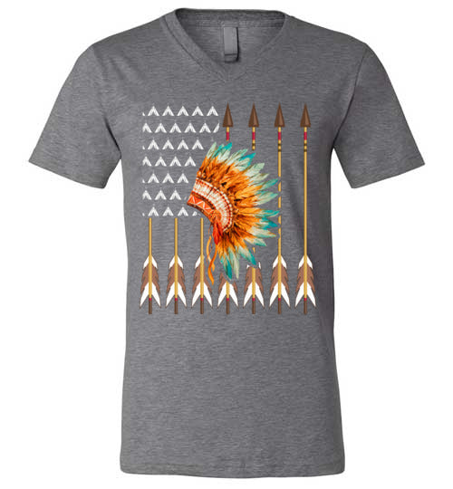 Native American Flag V-Neck
