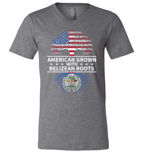 American Grown Belizean Roots V-Neck