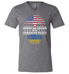 American Grown With Ukrainian Roots V-Neck