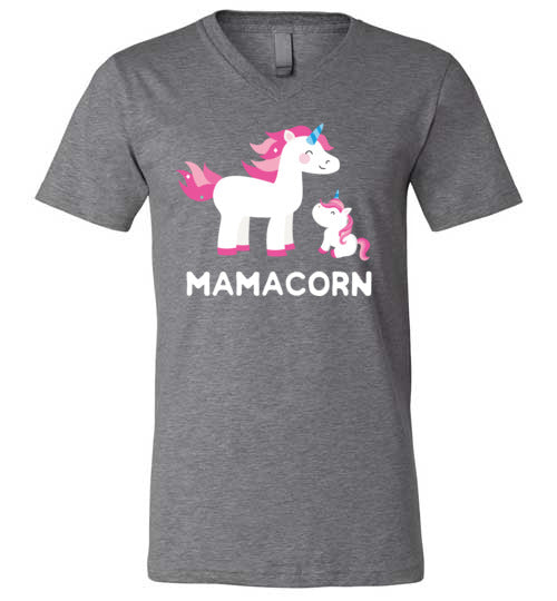 Unicorn Mom Mamacorn V-Neck