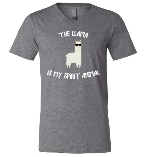 Llama Spirit Animal V-Neck