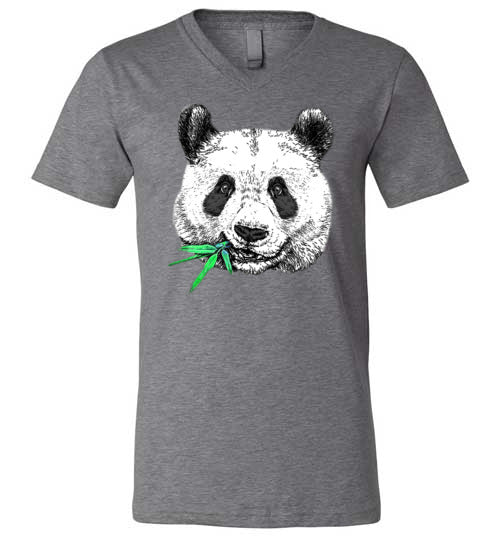 Panda Face V-Neck