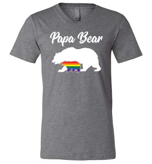 Papa Bear LGBT V-Neck