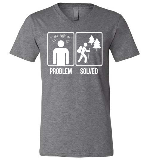 Problem Solved Hiking V-neck