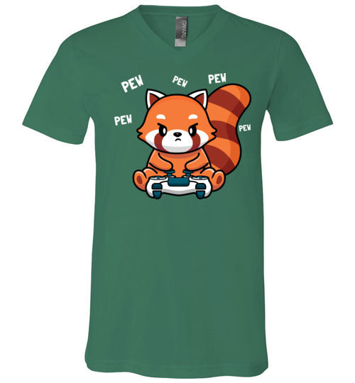 Gaming Red Panda V-Neck