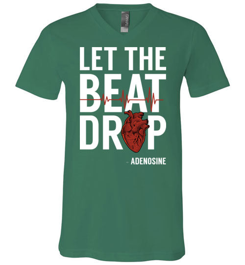 Let The Beat Drop Adenosine V-Neck