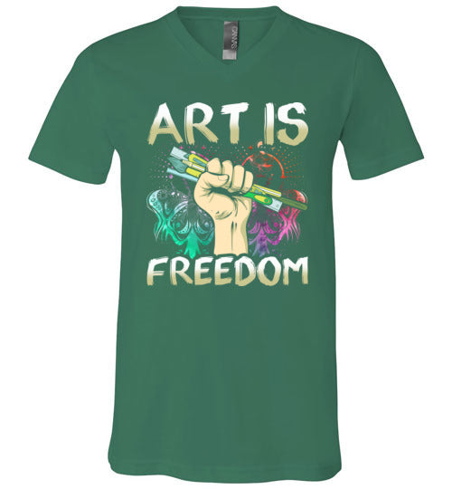 Art Is Freedom V-Neck