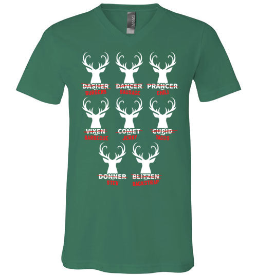 Reindeer Hunter V-Neck