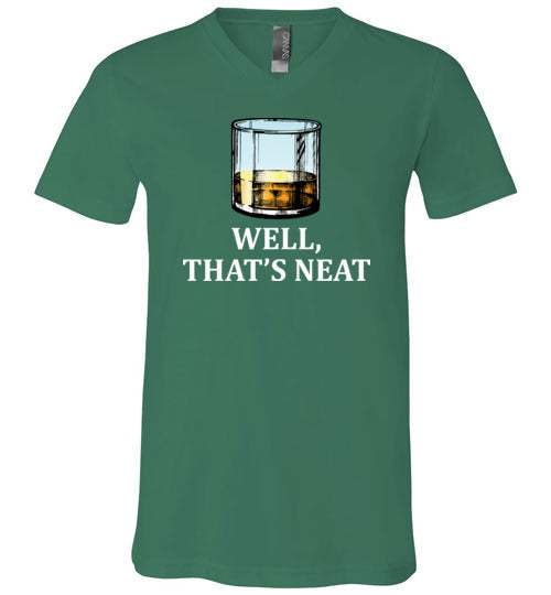 Well Thats Neat Whiskey V-Neck