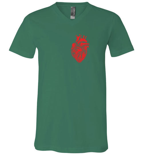 Anatomical Heart V-Neck