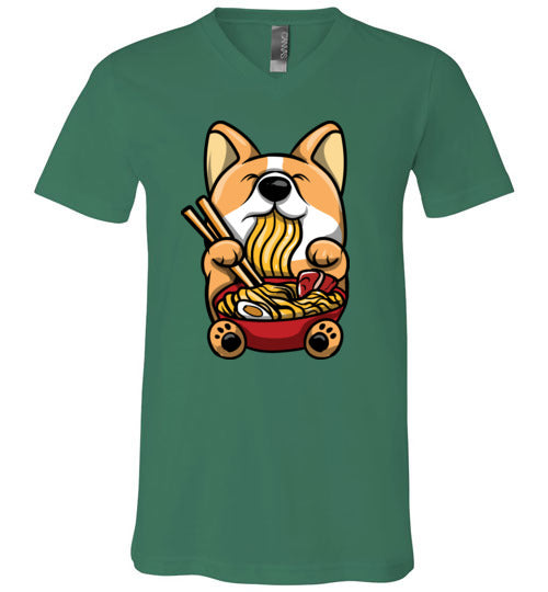 Corgi Ramen V-Neck