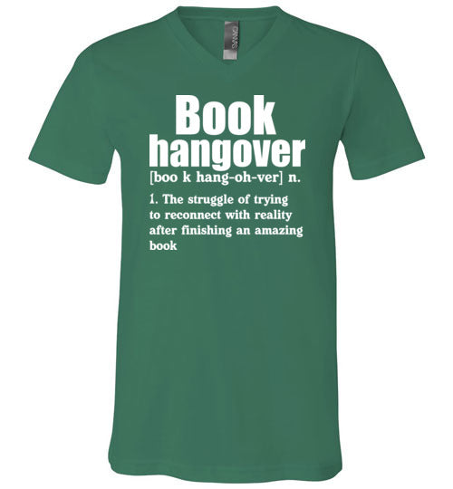 Book Hangover Definition V-Neck