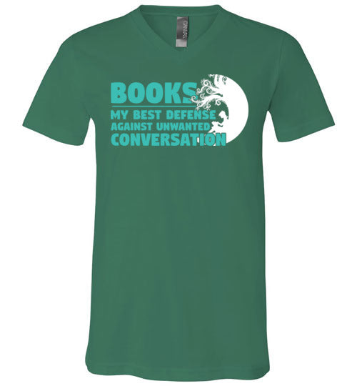 Books Unwanted Conversation V-Neck