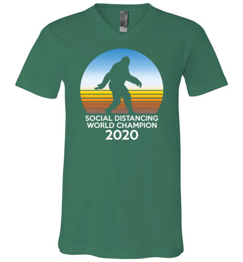 Bigfoot Social Distancing World Champion V-Neck