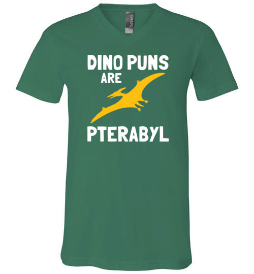 Dino Puns Ptera V-Neck