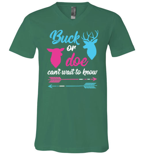 Buck Or Doe Cant Wait To Know V-Neck