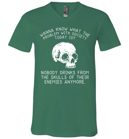 Drink From Skulls V-Neck