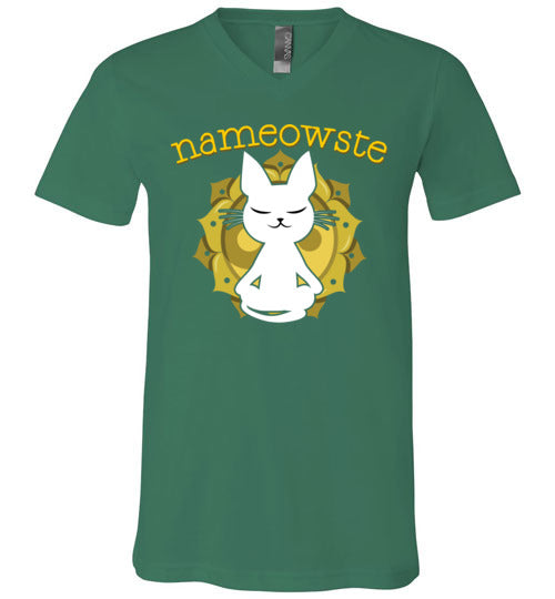 Cat Yoga Nameowste V-Neck