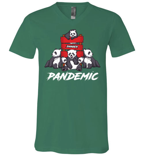 Panda Pandemic V-Neck