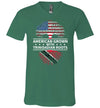 American Grown Trinidadian Roots V-Neck