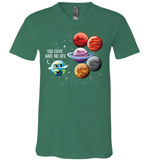 Planets No Life V-Neck