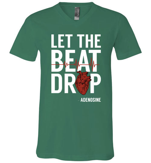 Let The Beat Drop Adenosine V-Neck