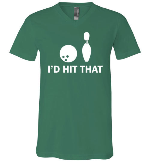 Bowling Hit That V-Neck