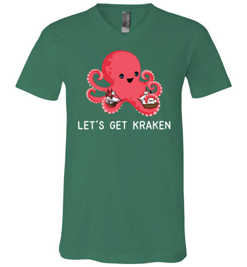 Lets Get Kraken Old Ships V-Neck
