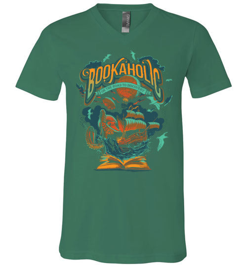 Bookaholic Octopus V-Neck