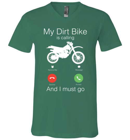 My Dirt Bike Is Calling V-Neck