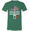 American Grown Mexican Roots V-Neck