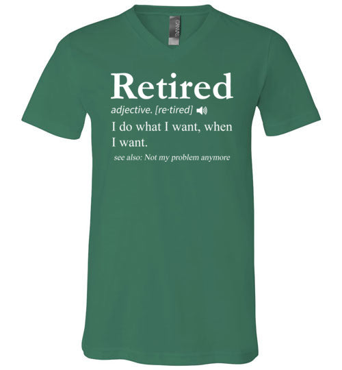Retired Definition V-Neck