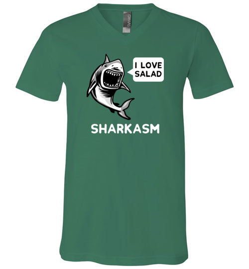 Sharkasm Love Salad V-Neck