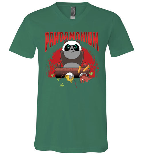 Pandamonium Panda V-Neck