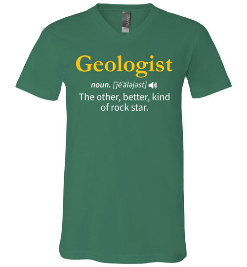 Geologist Rock Star V-Neck