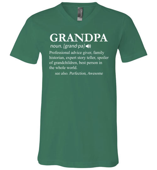 Grandpa Definition V-Neck