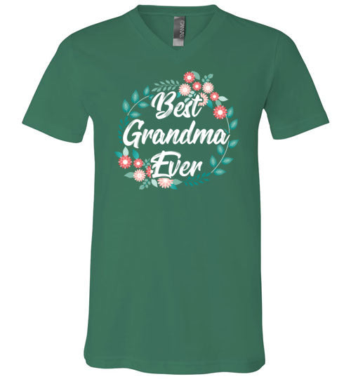 Best Grandma Ever V-Neck