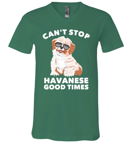 Cant Stop Havanese V-Neck
