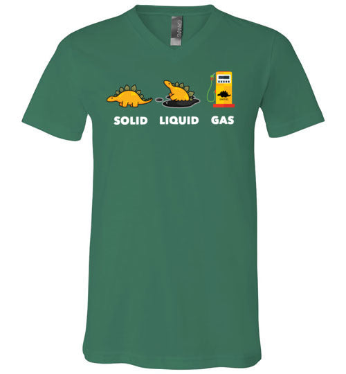 Dinosaur Solid Liquid Gas V-Neck