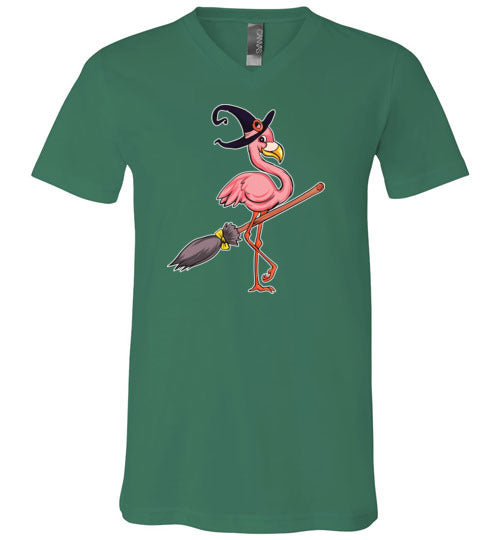 Flamingo Witch V-Neck