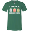 Canning Eat Local V-Neck