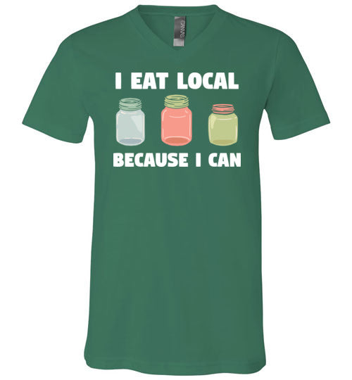 Canning Eat Local V-Neck