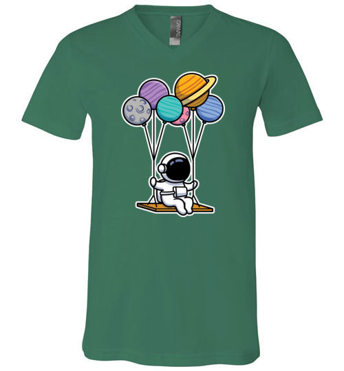 Astronaut Balloon Swing V-Neck