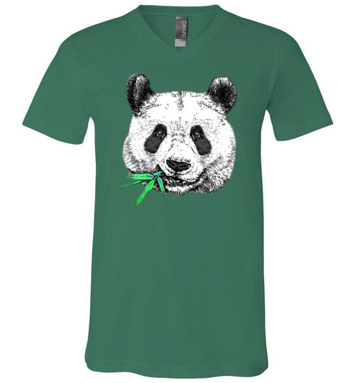 Panda Face V-Neck