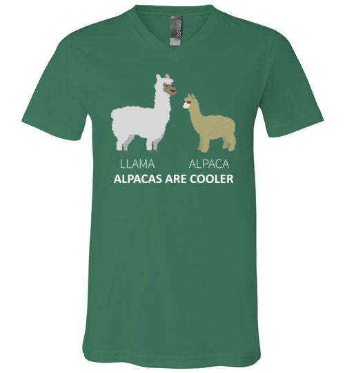 Llama Alpacas Are Cooler V-Neck