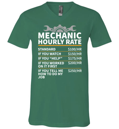 Mechanic Hourly V-Neck