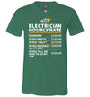 Electrician Hourly Rate V-Neck