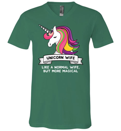 Magical Unicorn Wife V-Neck