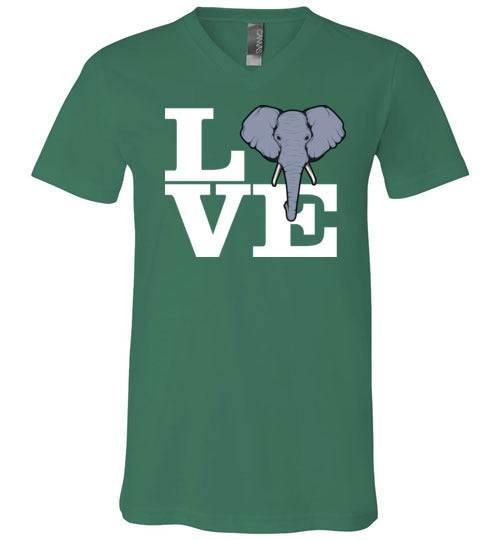 Love Elephants V-Neck